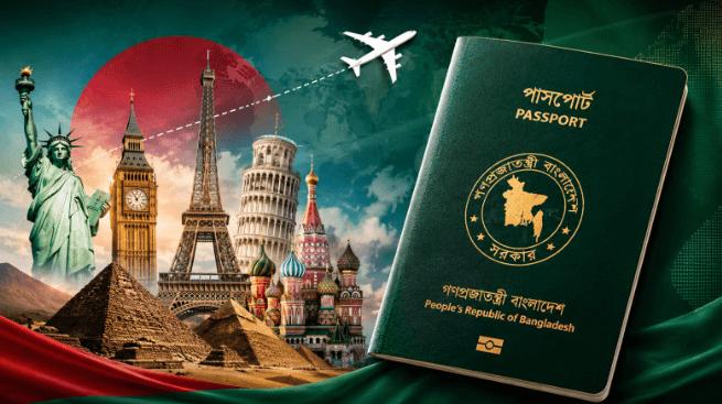 শক্তিশালী পাসপোর্ট সূচকে তিন ধাপ এগিয়েছে বাংলাদেশ