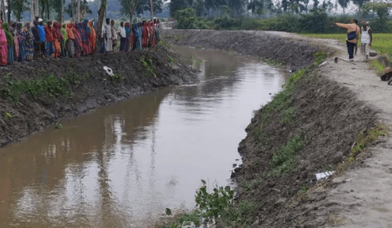 খাল খনন শেষে ৭৮ লাখ টাকা ফেরত গেল সরকারি কোষাগারে
