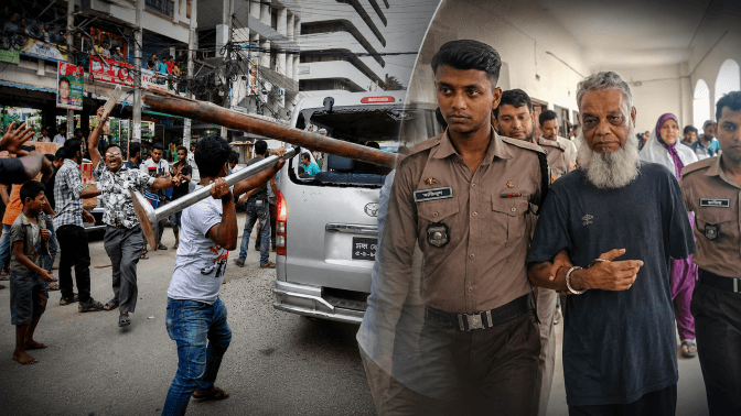 খালেদা জিয়ার গাড়িবহরে হামলা মামলায় ‘হাতকাটা কাশেম’ ৫ দিনের রিমান্ডে