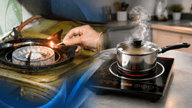 গ্যাস সংকটে বৈদ্যুতিক চুলার নির্ভরতা, বাড়ছে বিদ্যুৎ ব্যবস্থার চাপ