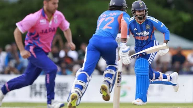 ৫ ওভারের ম্যাচে ভারতকে ৩২ রানে আটকে দিল জাপান