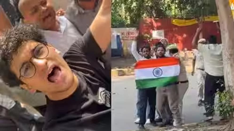 গেট টপকে যন্তর মন্তরে সিজেপির বিক্ষোভ,আটক একাধিক নেতাকর্মী
