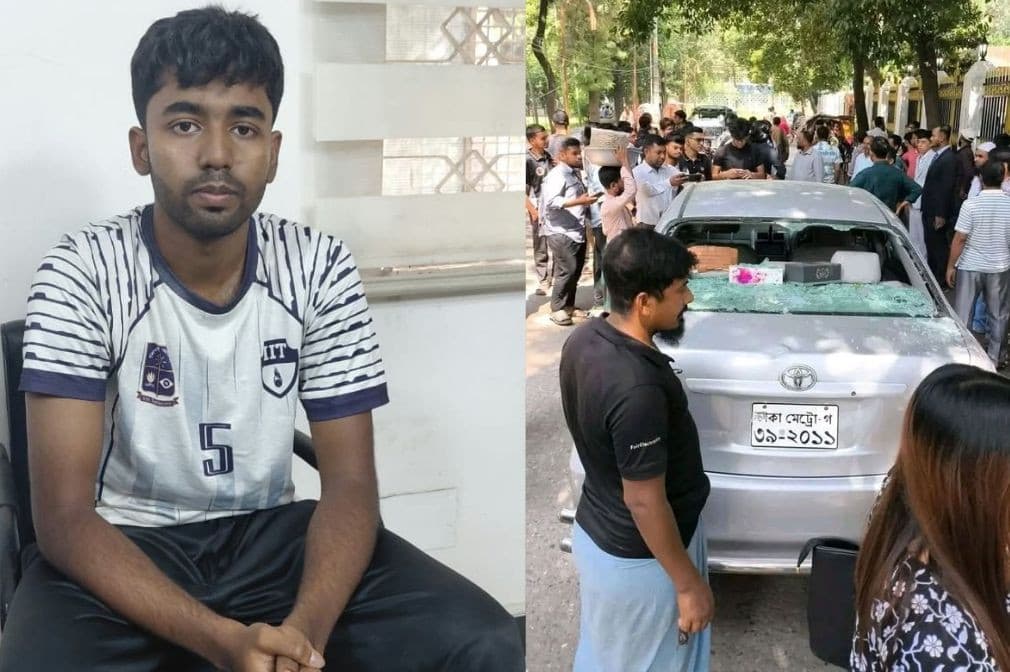 ঢাবি শিক্ষকের ছেলের গাড়ির ধাক্কায় আহত ৭ শিক্ষার্থী, একজনের অবস্থা গুরুতর