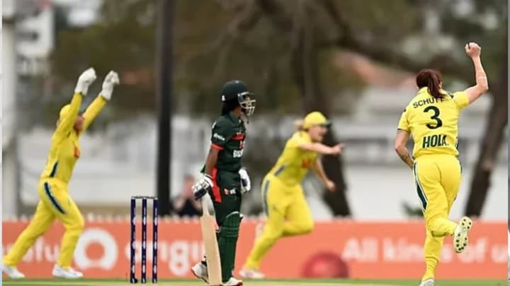 অস্ট্রেলিয়ার কাছে ৮ উইকেটে হার, ওয়ানডে সিরিজে হোয়াইটওয়াশ বাংলাদেশ